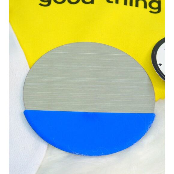 NEW Good Things MIRROR 3" Round Stainless Steel & Silicone Stocking Stuffer NIB - Picture 5 of 6